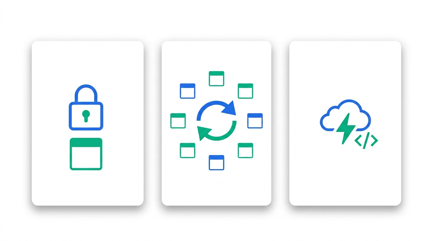 Diagram comparing Internal Integration, Public OAuth Integration, and Worker integration types on Notion