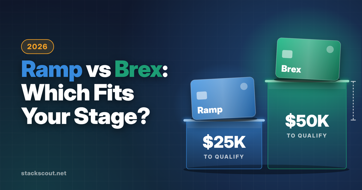 Ramp vs Brex 2026 comparison cover showing two corporate cards side by side